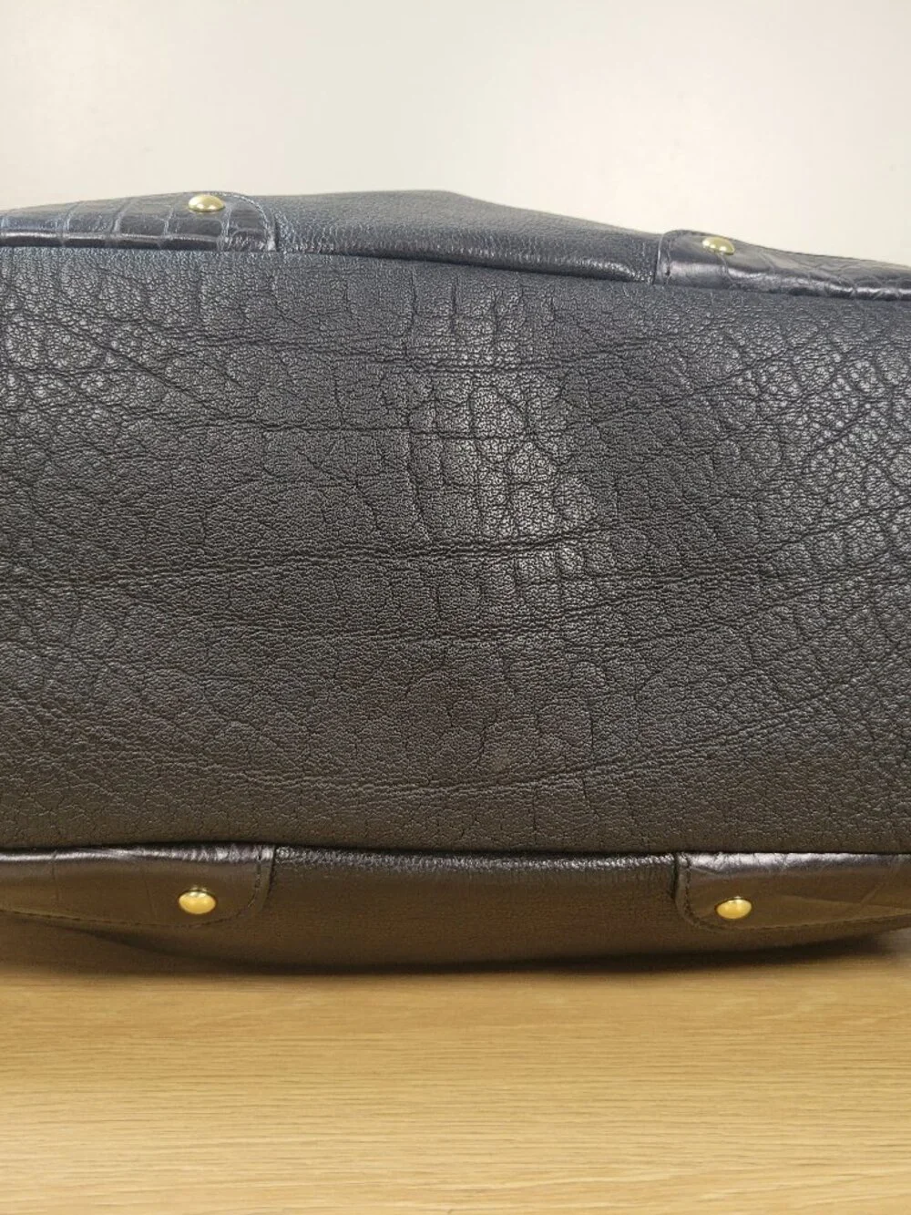Coach Black Pebbled Leather Shoulder Bag | Gold Hardware | Classic Hobo Style - Picture 8 of 14